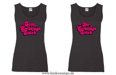 Damen Tanktop wahlweise Sein/Ihr Lieblingsstück