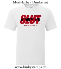 Herren T-Shirt Slut and proud of it