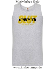 Herren Tanktop Slut and proud of it
