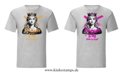 Herren T-Shirt Princess by day bitch by night