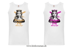 Herren Tanktop Princess by day bitch by night