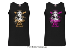 Herren Tanktop Princess by day bitch by night
