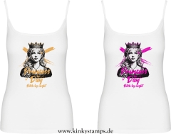 Damen Top mit Träger Princess by day bitch by night