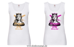 Damen Tanktop Princess by day bitch by night