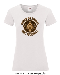Damen T-Shirt rund Ausschnitt Queen of Spades BBC Fuckdoll