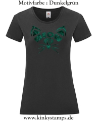 Damen T-Shirt rund Ausschnitt Meow Bitch