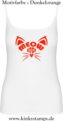 Damen Top mit Träger Meow Bitch