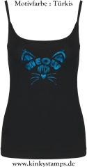 Damen Top mit Träger Meow Bitch