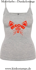Damen Top mit Träger Meow Bitch