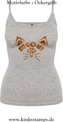 Damen Top mit Träger Meow Bitch