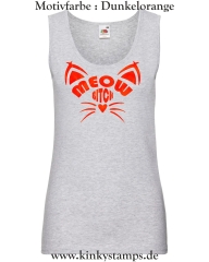 Damen Tanktop Meow Bitch