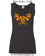 Damen Tanktop Meow Bitch