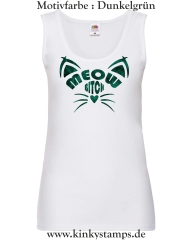 Damen Tanktop Meow Bitch
