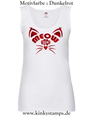 Damen Tanktop Meow Bitch