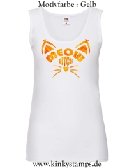 Damen Tanktop Meow Bitch