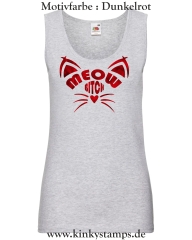 Damen Tanktop Meow Bitch