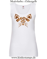 Damen Tanktop Meow Bitch