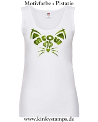 Damen Tanktop Meow Bitch