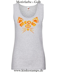 Damen Tanktop Meow Bitch