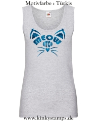 Damen Tanktop Meow Bitch