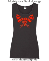 Damen Tanktop Meow Bitch