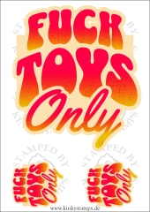 DTF Bügelmotiv Fucktoys only