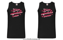 Herren Tanktop I love submissive men oder I love submissive women