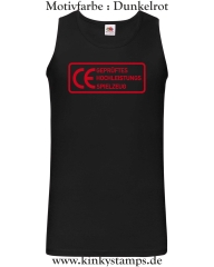 Herren Tanktop CE Geprüftes Hochleistungs Spielzeug 