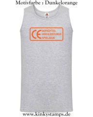 Herren Tanktop CE Geprüftes Hochleistungs Spielzeug 