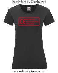 Damen T-Shirt rund Ausschnitt CE Geprüftes Hochleistungs Spielzeug 