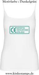 Damen Top mit Träger CE Geprüftes Hochleistungs Spielzeug 