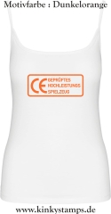 Damen Top mit Träger CE Geprüftes Hochleistungs Spielzeug 
