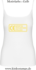 Damen Top mit Träger CE Geprüftes Hochleistungs Spielzeug 