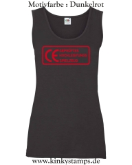 Damen Tanktop CE Geprüftes Hochleistungs Spielzeug 