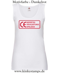 Damen Tanktop CE Geprüftes Hochleistungs Spielzeug 