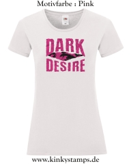 Damen T-Shirt mit rund Ausschnitt Dark Desire