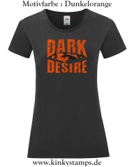 Damen T-Shirt mit rund Ausschnitt Dark Desire