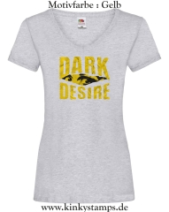 Damen T-Shirt mit V Ausschnitt Dark Desire