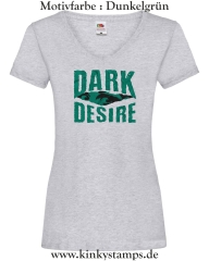 Damen T-Shirt mit V Ausschnitt Dark Desire