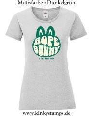 Damen T-Shirt mit rund Ausschnitt Rope Bunny - tie me up