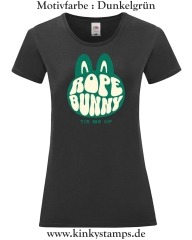 Damen T-Shirt mit rund Ausschnitt Rope Bunny - tie me up