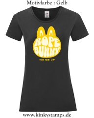 Damen T-Shirt mit rund Ausschnitt Rope Bunny - tie me up