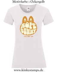 Damen T-Shirt mit rund Ausschnitt Rope Bunny - tie me up