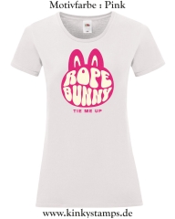 Damen T-Shirt mit rund Ausschnitt Rope Bunny - tie me up