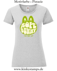 Damen T-Shirt mit rund Ausschnitt Rope Bunny - tie me up