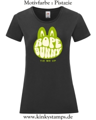 Damen T-Shirt mit rund Ausschnitt Rope Bunny - tie me up