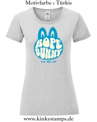 Damen T-Shirt mit rund Ausschnitt Rope Bunny - tie me up