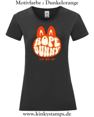 Damen T-Shirt mit rund Ausschnitt Rope Bunny - tie me up