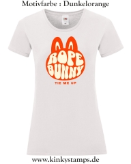 Damen T-Shirt mit rund Ausschnitt Rope Bunny - tie me up