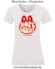 Damen T-Shirt mit rund Ausschnitt Rope Bunny - tie me up
